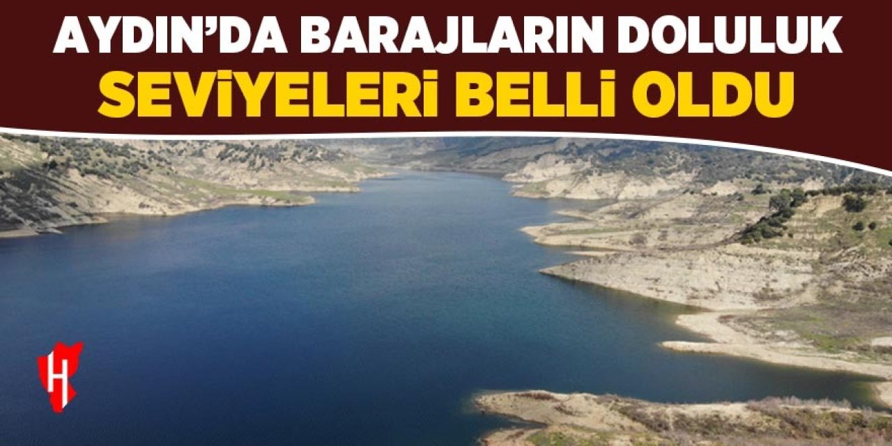 Aydın'da çiftçilerin can damarı olan barajların doluluk seviyeleri belli oldu!