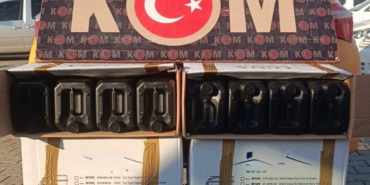 Aydın'da 130 litre etil alkol ele geçirildi