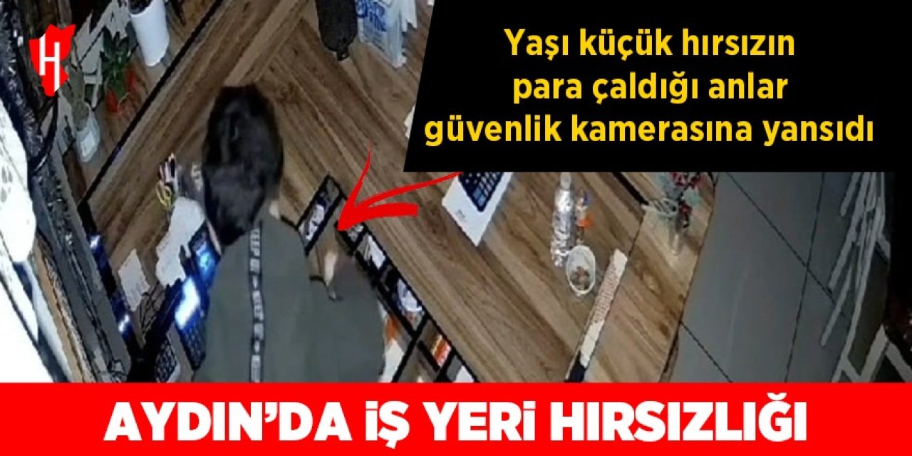 Aydın'da küçük yaşta hırsızlık şoku: O anlar kamerada!