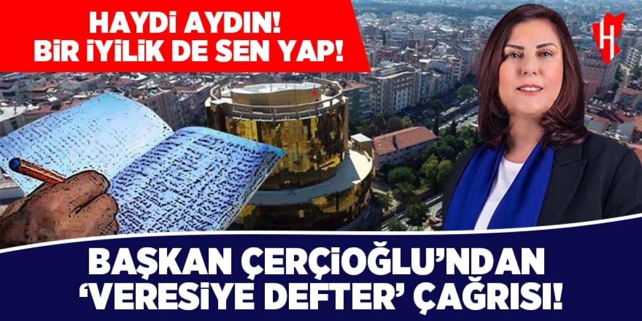 Başkan Çerçioğlu hayırseverlere çağrı yaptı: Veresiye defterlerini kapatalım