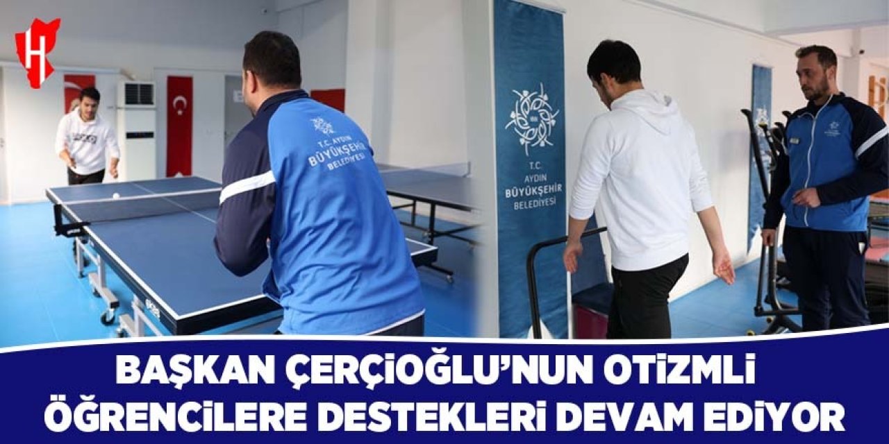 Başkan Çerçioğlu'nun otizmli öğrencilere desteği devam ediyor