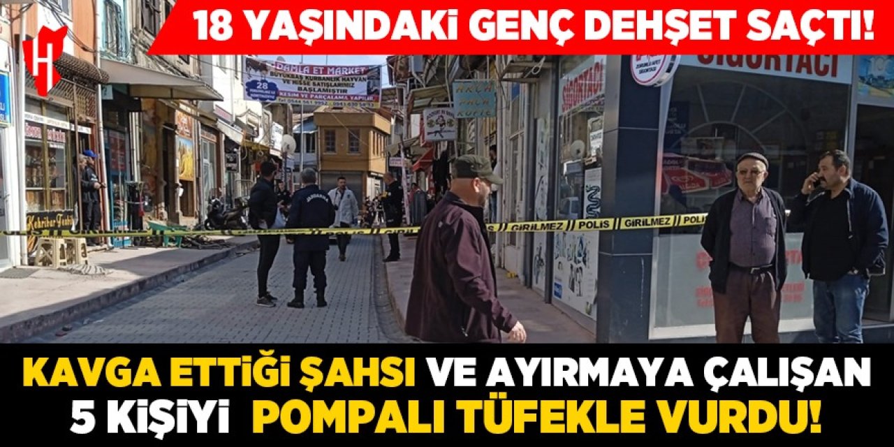 18 yaşındaki genç pompalı tüfekle dehşet saçtı: 6 kişiyi vurdu