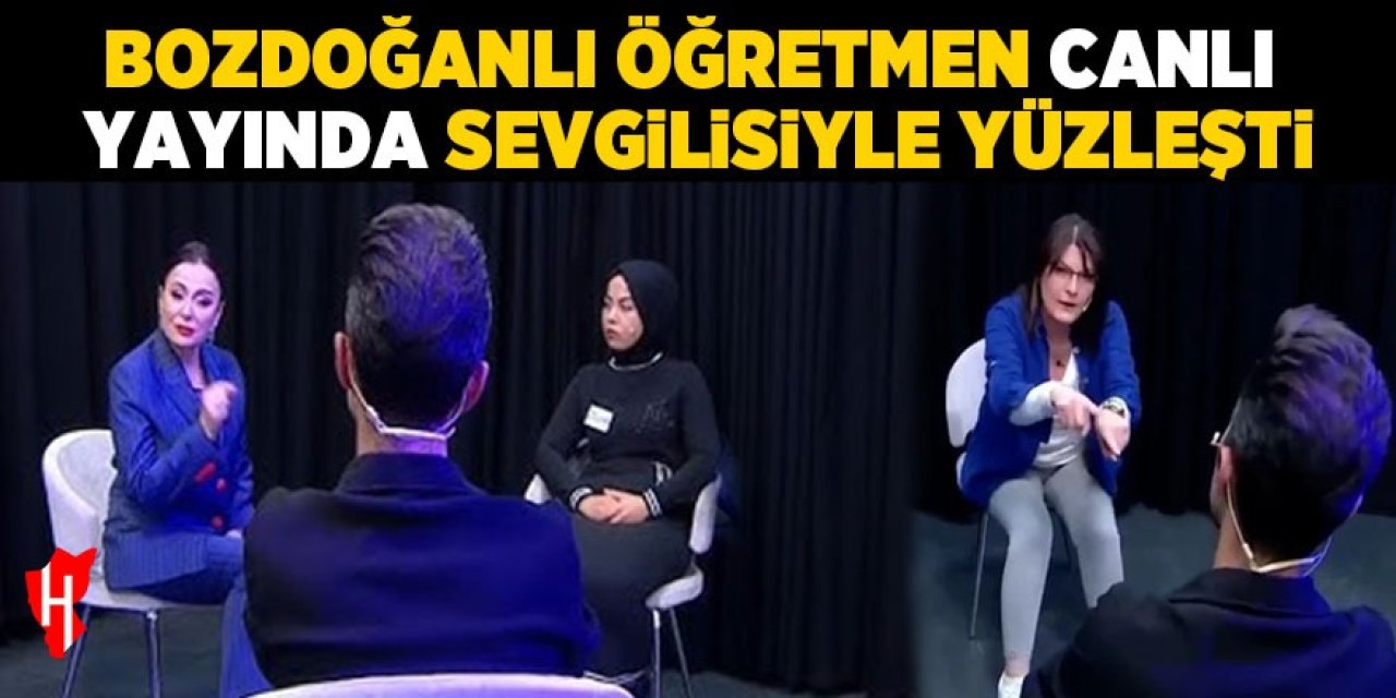 Bozdoğanlı öğretmenin para ve aşk çıkmazı! Canlı yayında olaylı yüzleşme!