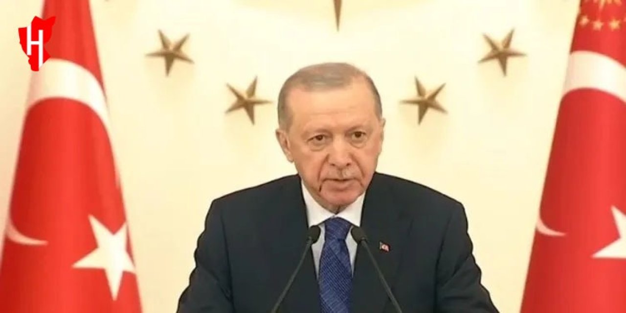 Başkan Erdoğan: "Zorluklar karşısında geri durmayacağız, tehditler karşısında boyun eğmeyeceğiz."