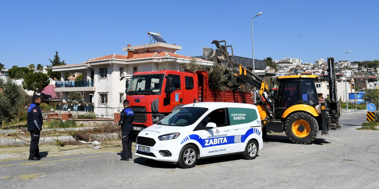 Kuşadası Belediyesi'nin çevre dedektifleri iş başında