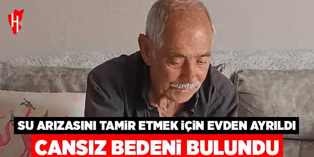 Su arızasını tamir etmek için evden ayrıldı: Ölü bulundu