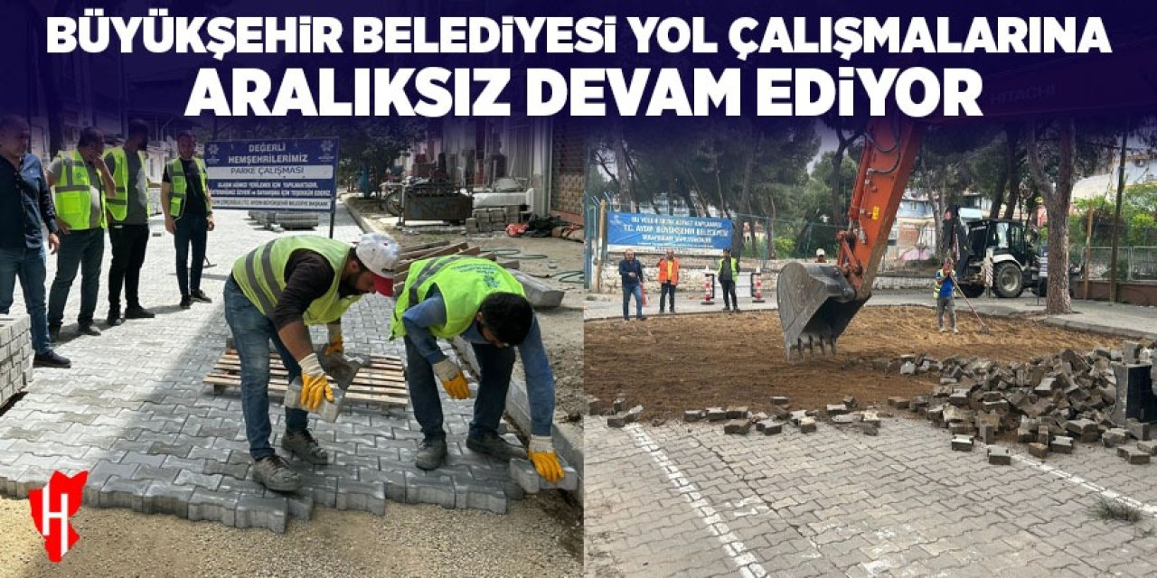 Büyükşehir'in yol çalışmaları aralıksız devam ediyor