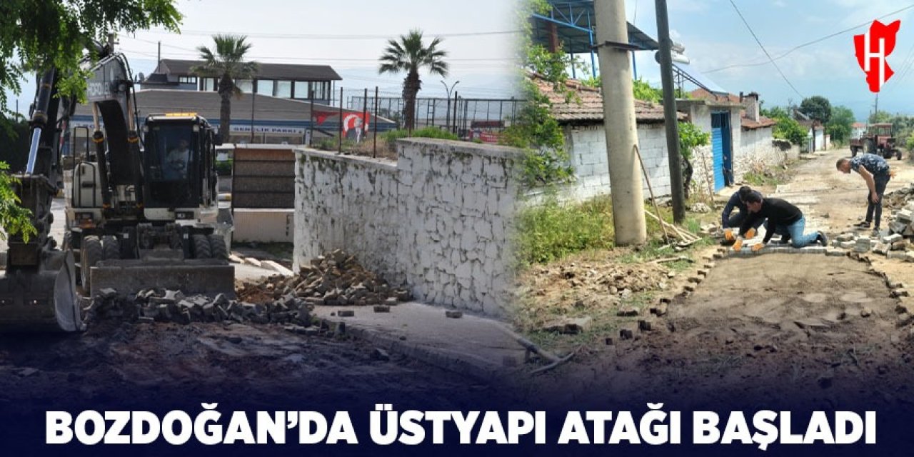 Bozdoğan'da üstyapı atağı başladı