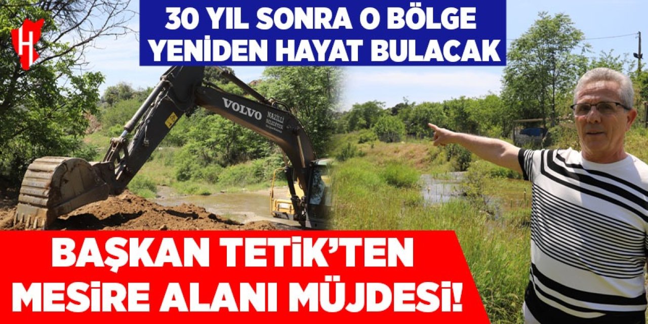 Başkan Tetik'ten Nazilli'ye mesire alanı müjdesi!
