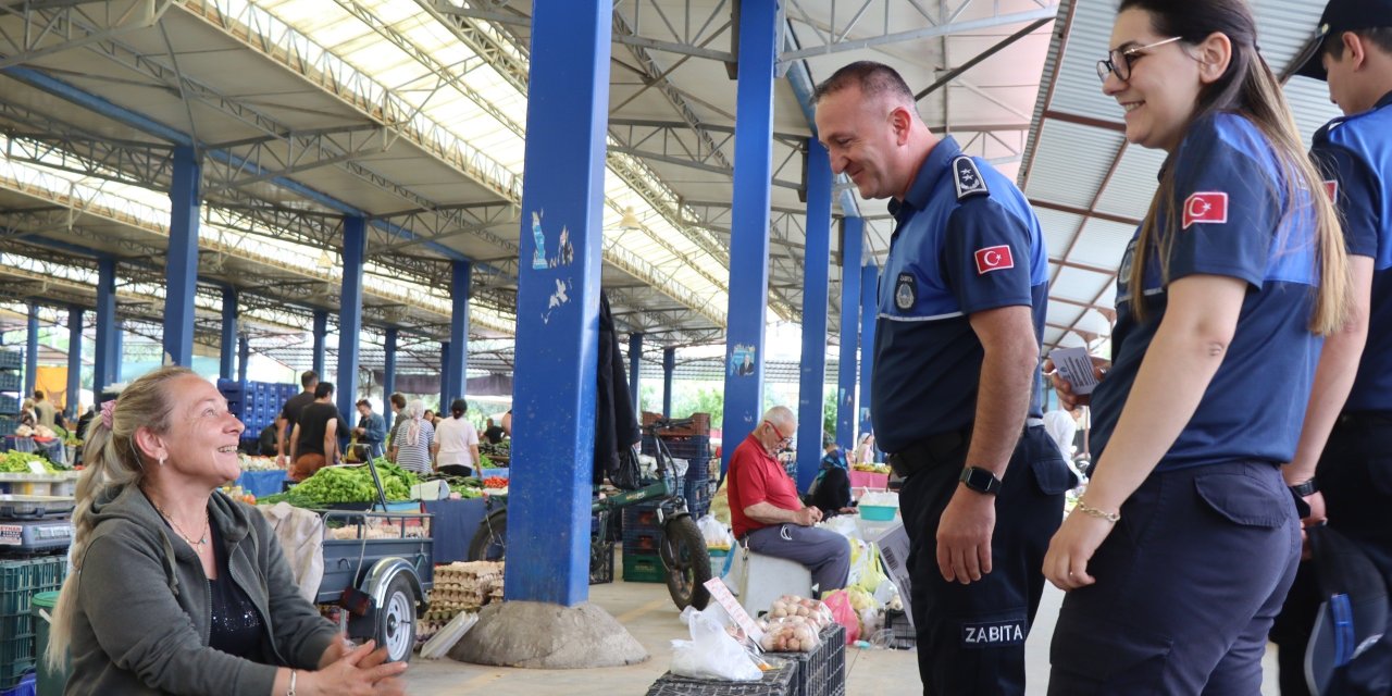 Nazilli Belediyesi’nden pazaryerlerinde düzen ve güvenlik adımı