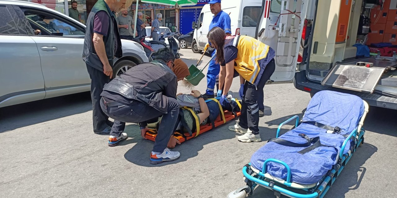 Nazilli’de korkutan kaza: 1 yaralı