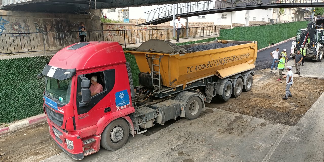 Nazilli’de o meşhur yolda onarım çalışması başlatıldı