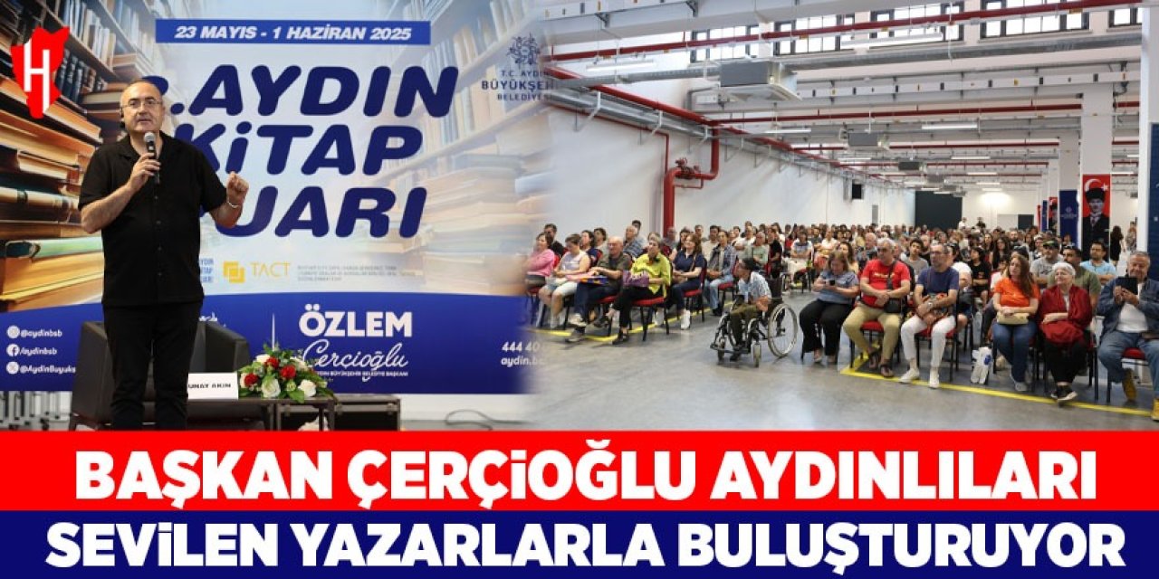Başkan Çerçioğlu sevilen yazarları Aydınlılarla buluşturuyor