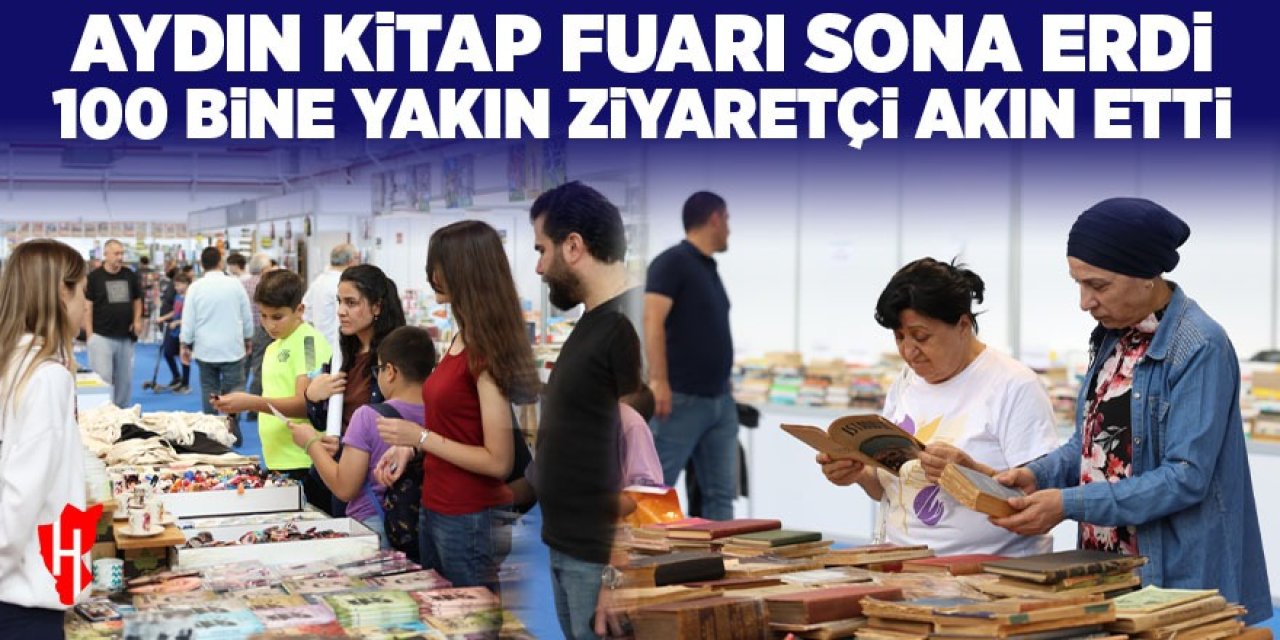 Aydın Kitap Fuarı sona erdi: 100 bine yakın ziyaretçi akın etti
