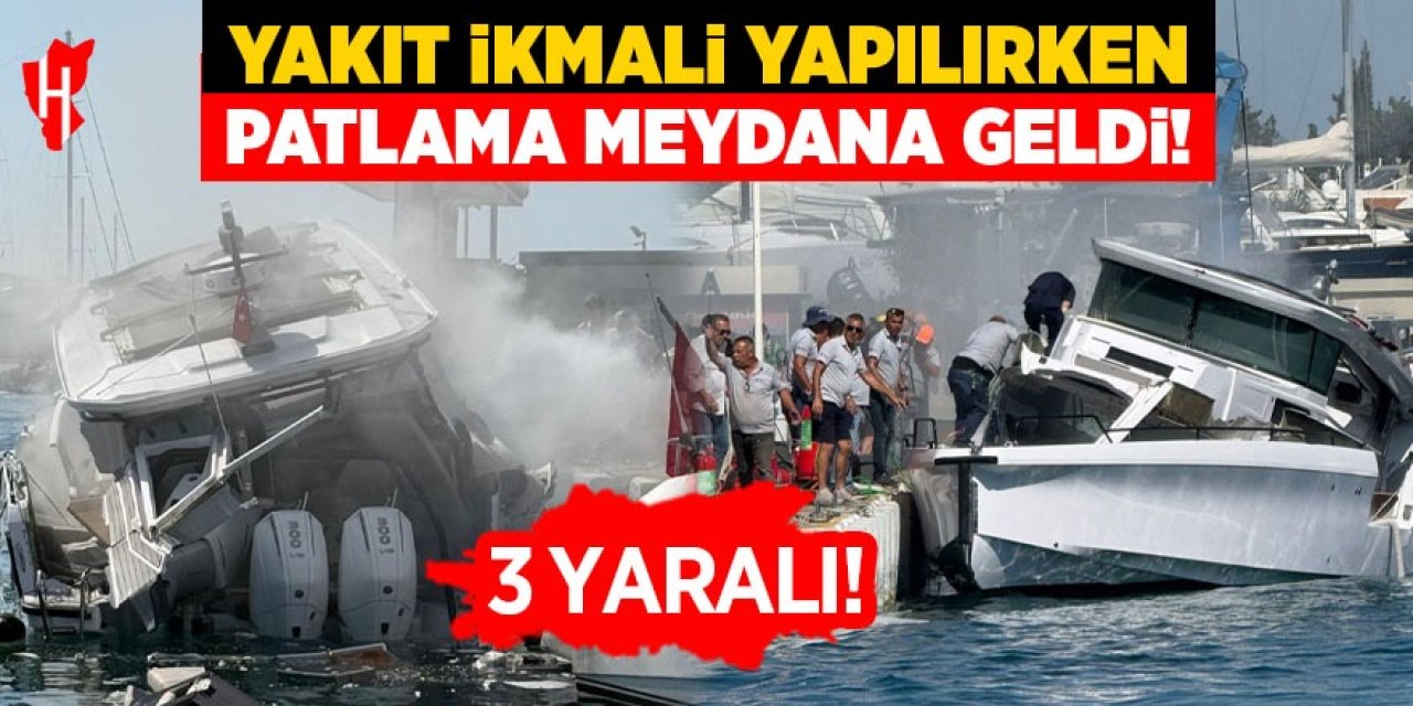 Yakıt ikmali yapılırken patlama meydana geldi: 3 yaralı