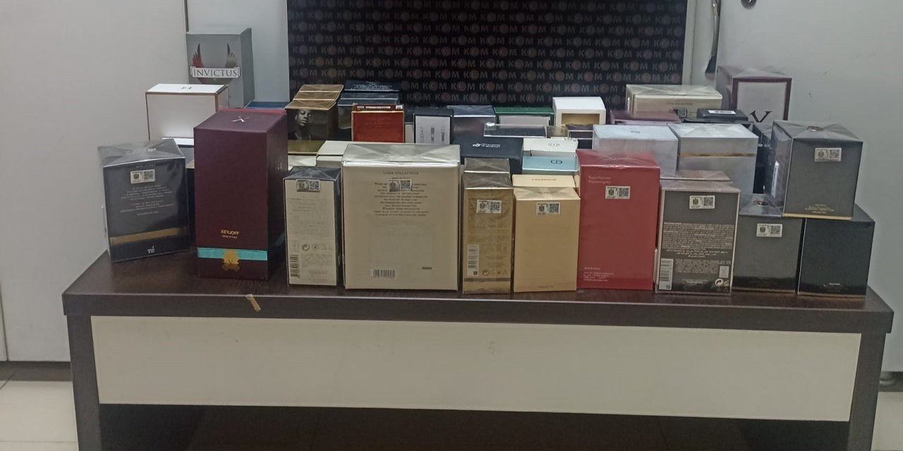 Aydın'da kaçak parfüm operasyonu: 100 şişe parfüm ele geçirildi