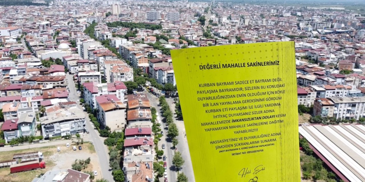 Nazillili muhtarlardan dayanışma çağrısı: Kurban etlerini sizler adına ihtiyaç sahiplerine ulaştırıyoruz