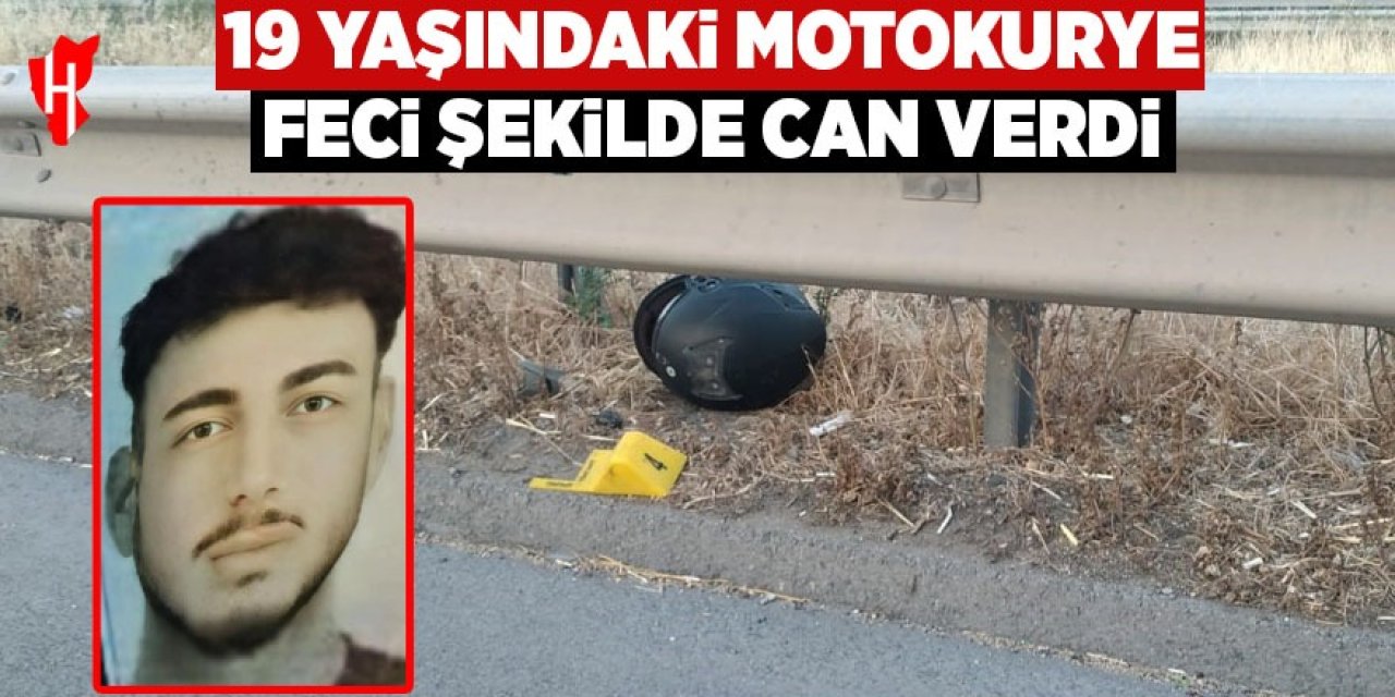 19 yaşındaki motokurye feci şekilde can verdi