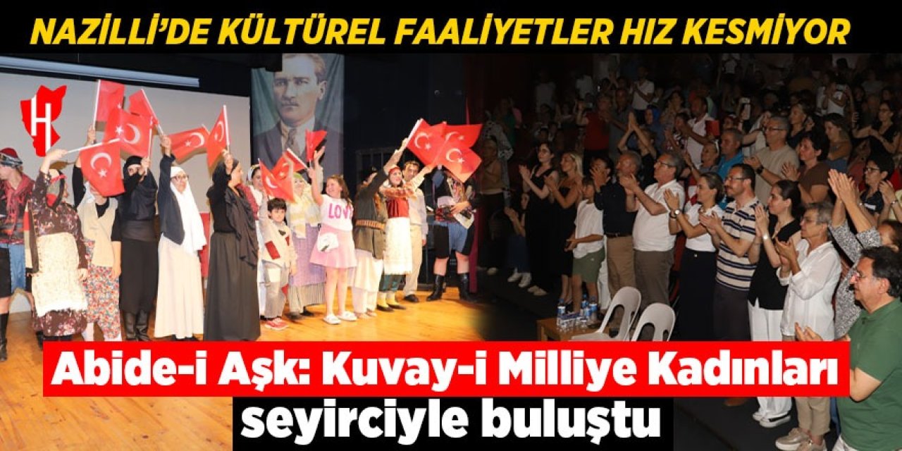 Nazilli'de tiyatro oyununa yoğun ilgi