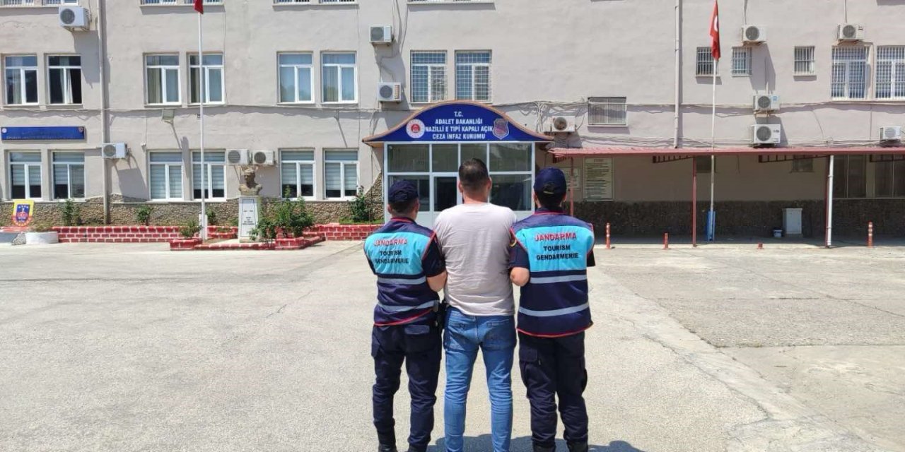 Nazilli'de hakkında 15 yıl hapis cezası bulunan şahıs yakalandı
