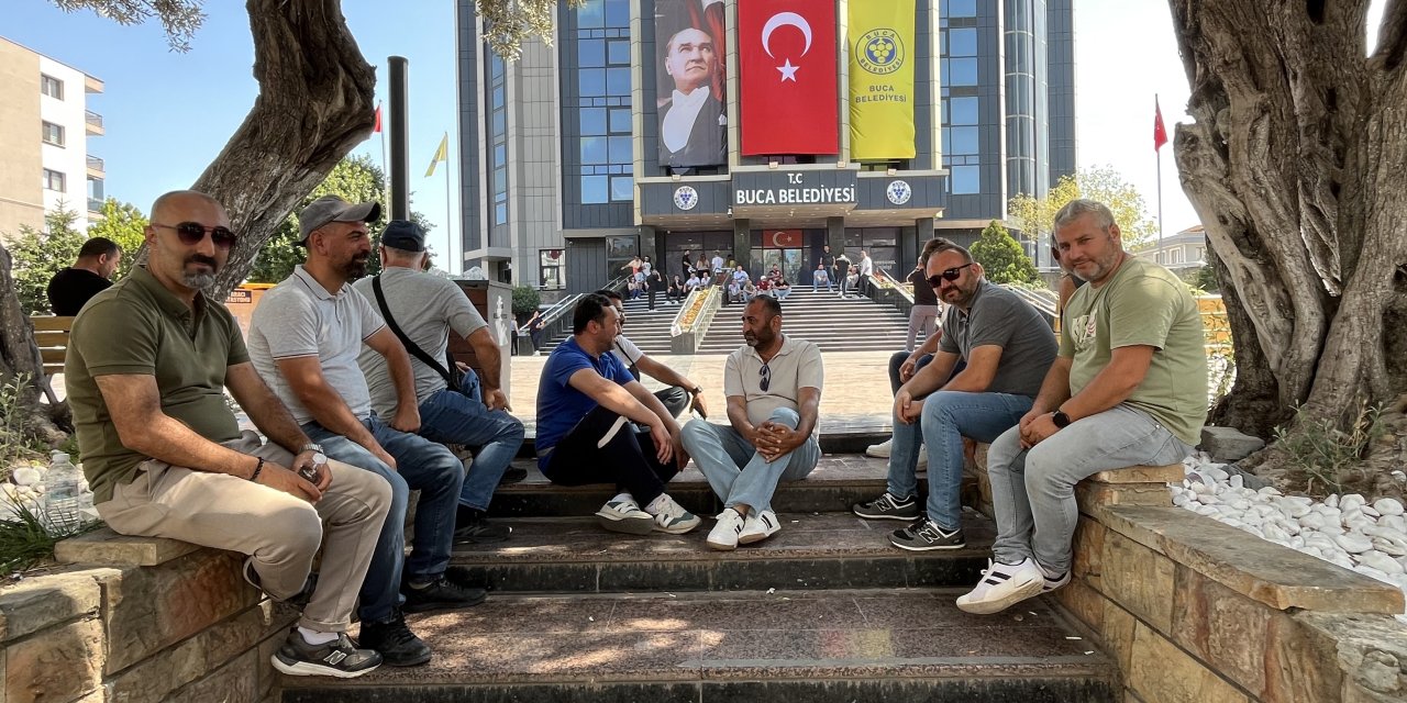 Belediye çalışanları iş bırakma eyleminde!