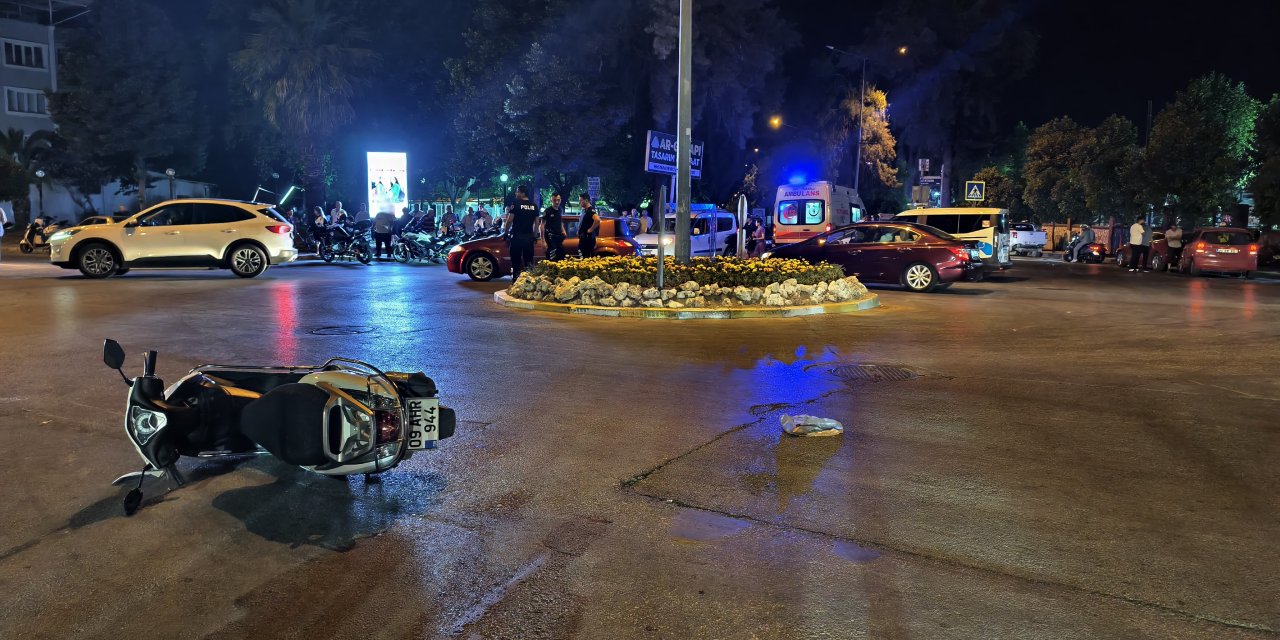 Nazilli’de iki ayrı motosiklet kazası: Kazayı izlerken kaza yaptılar