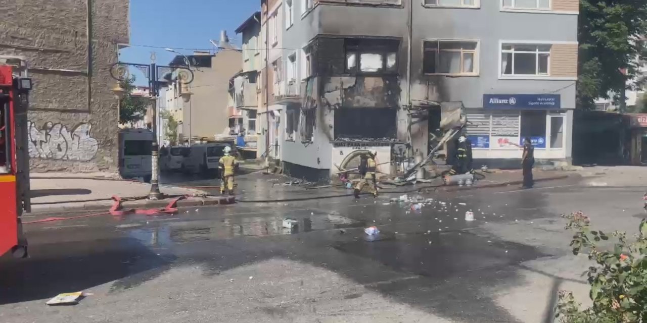 Tüp bayisinde patlama: 7 yaralı