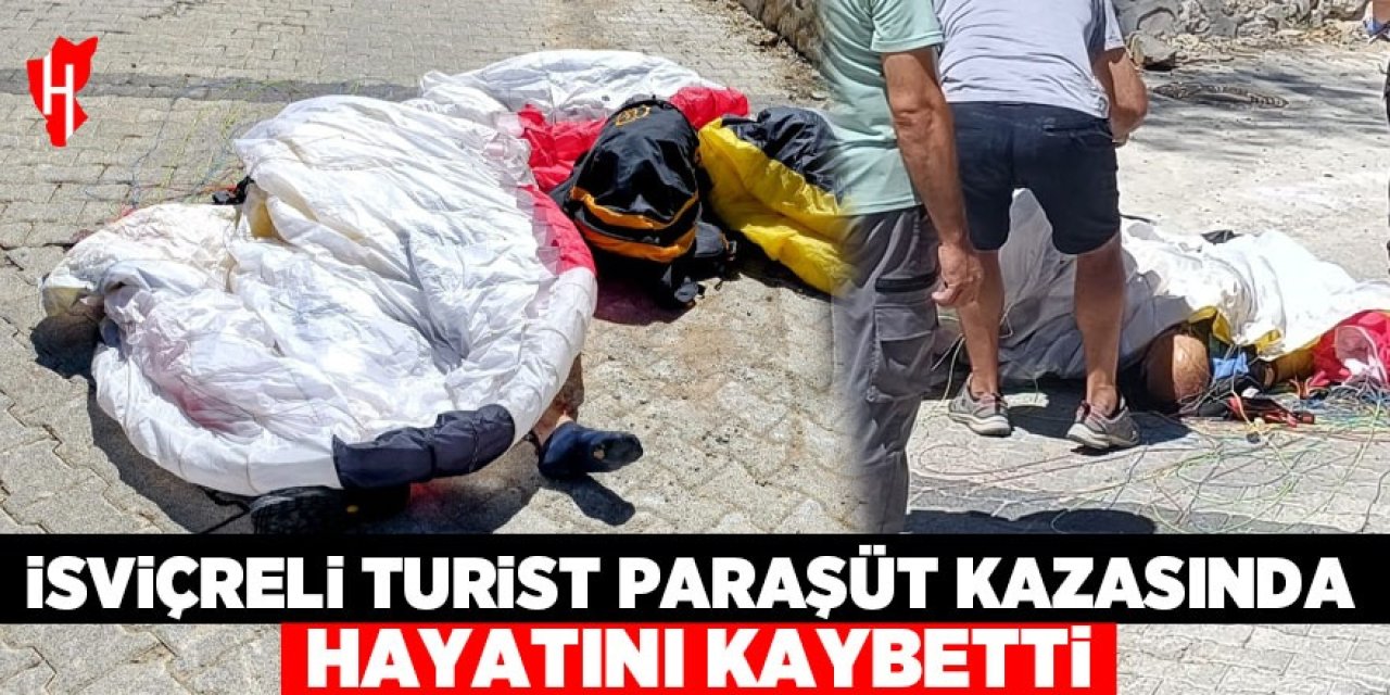 Paraşüt kazasında bir kişi hayatını kaybetti