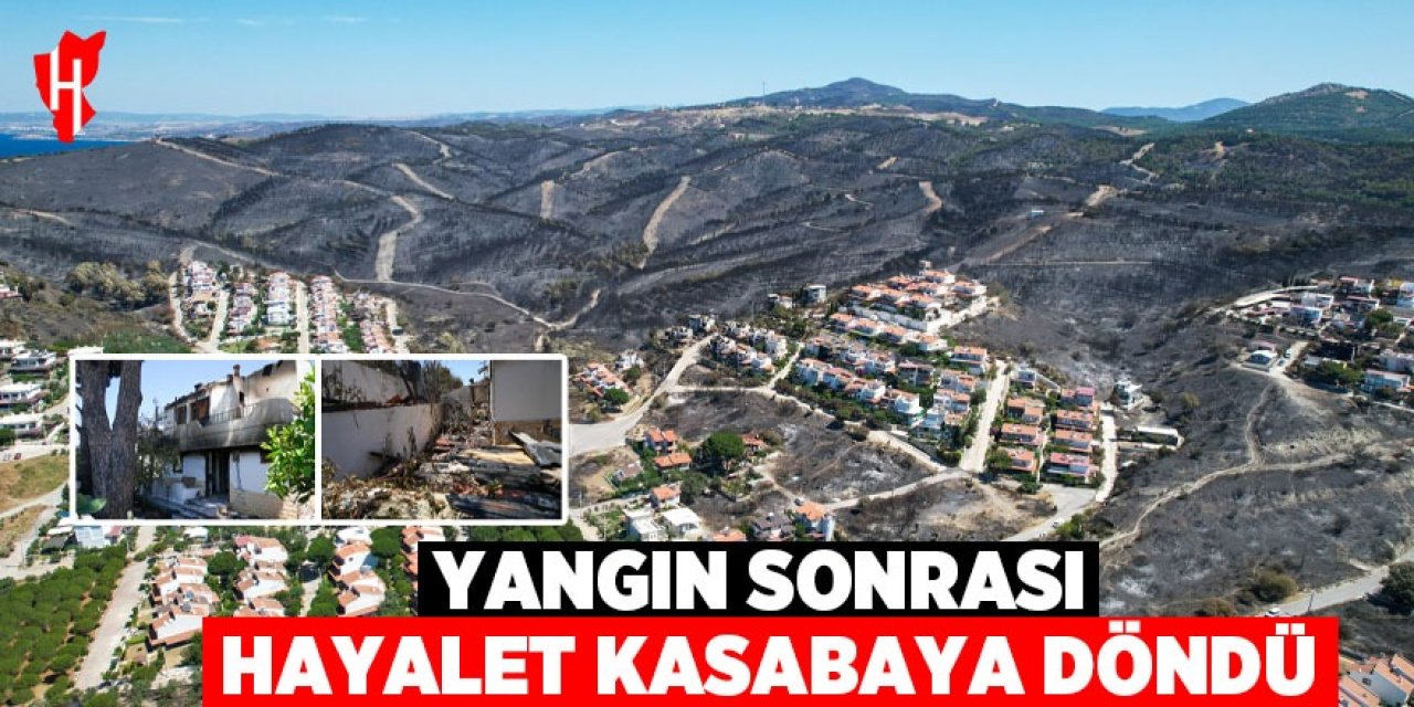 Yangın sonrası hayalet kasabaya döndü