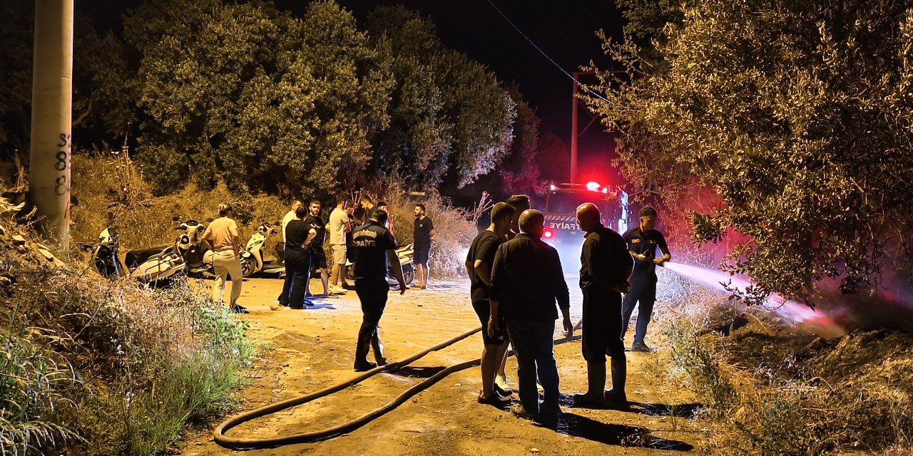 Sultanhisar’da farklı noktaları yakan şüpheli aranıyor