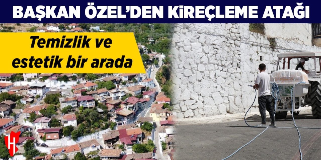 Başkan Özel’den kireçleme atağı: Temizlik ve estetik bir arada