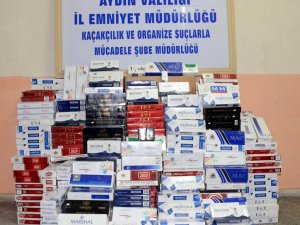 Aydın’da 9320 Paket Kaçak Sigara Ele Geçirildi