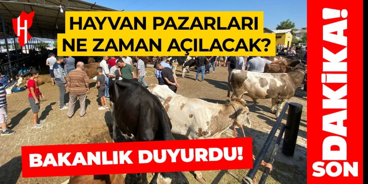 Hayvan pazarları ne zaman açılacak?