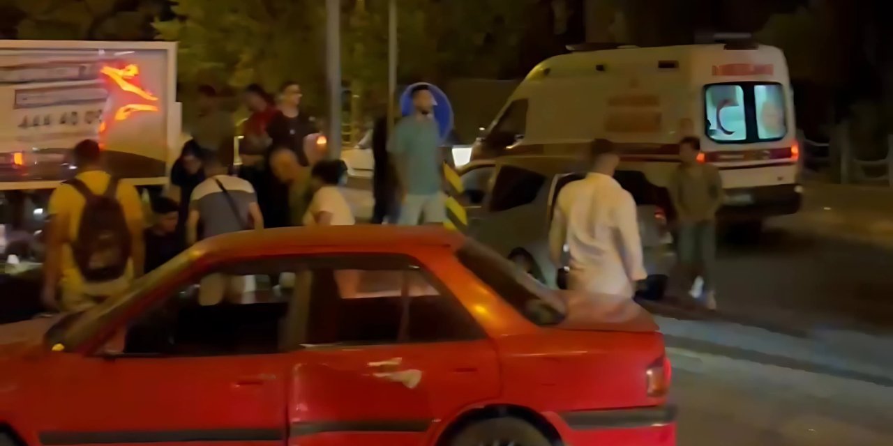 Otomobil ile motosiklet çarpıştı: 2 yaralı