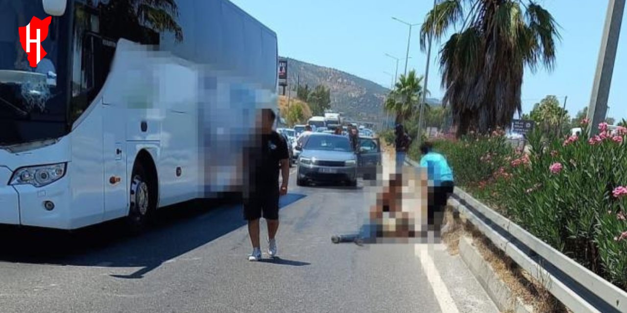 Yolcu otobüsü yayaya çarptı: Hayatını kaybetti