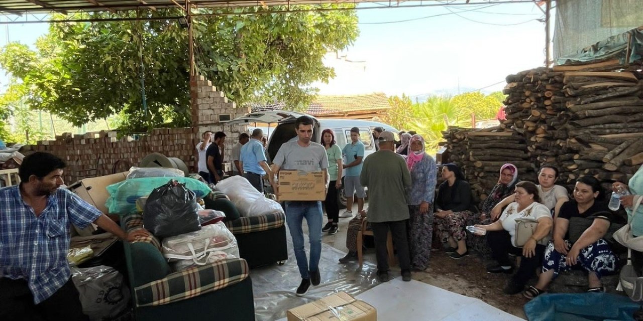 Aydın’dan Ödemiş’e yardım eli