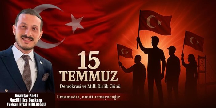 A Parti Nazilli İlçe Başkanı Furkan Eftal Kırlıoğlu