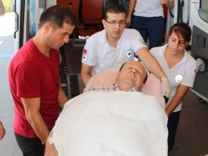 Başkan Mesut Özakcan’ın Kırık Koluna Platin Takıldı