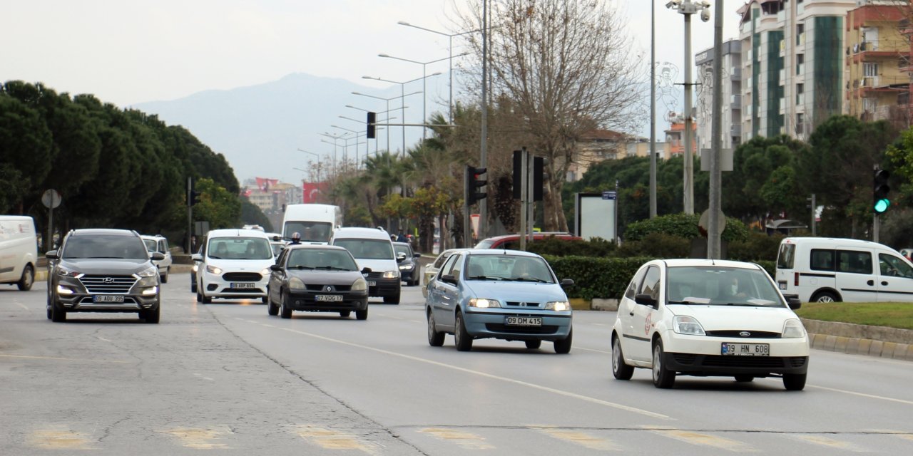 Aydın'da araç sayısı 644 bin oldu