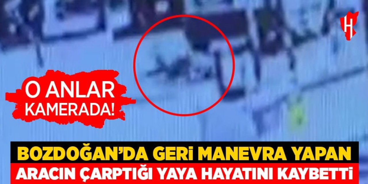 Bozdoğan'daki feci kaza kamerada!