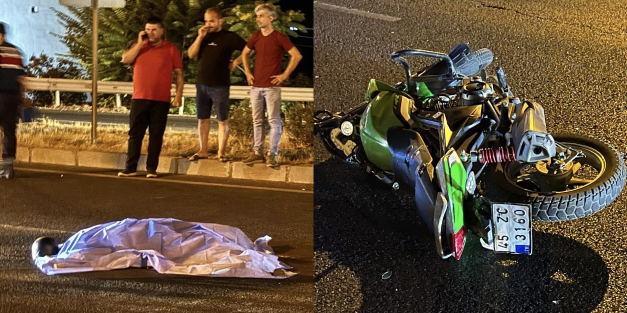 Motosikletten düşen adam hayatını kaybetti
