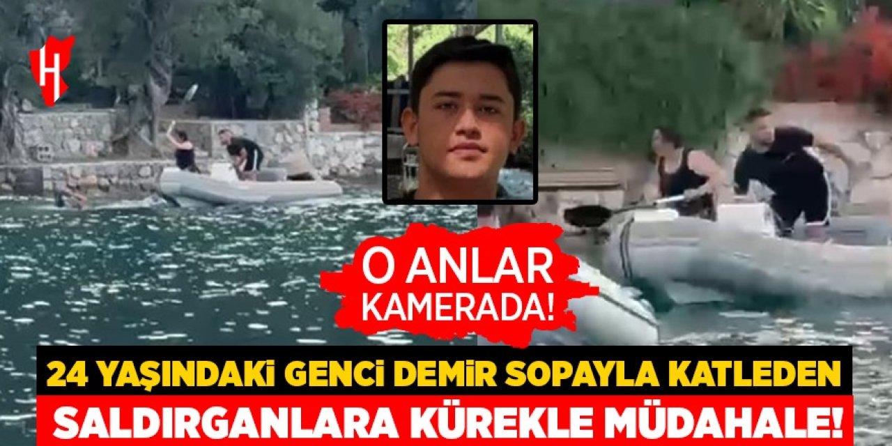 24 yaşındaki genci demir sopayla katleden saldırganlara kürekle müdahale! O anlar kamerada
