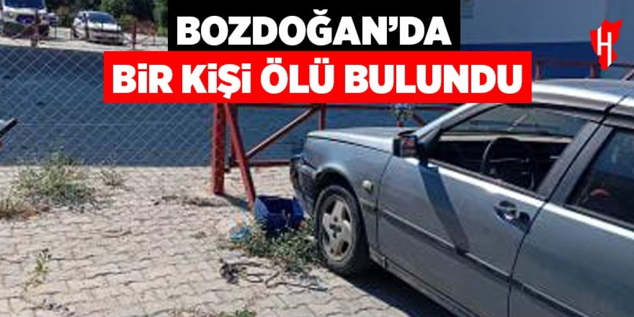 Bozdoğan'da şüpheli ölüm: Bir kişi ölü bulundu