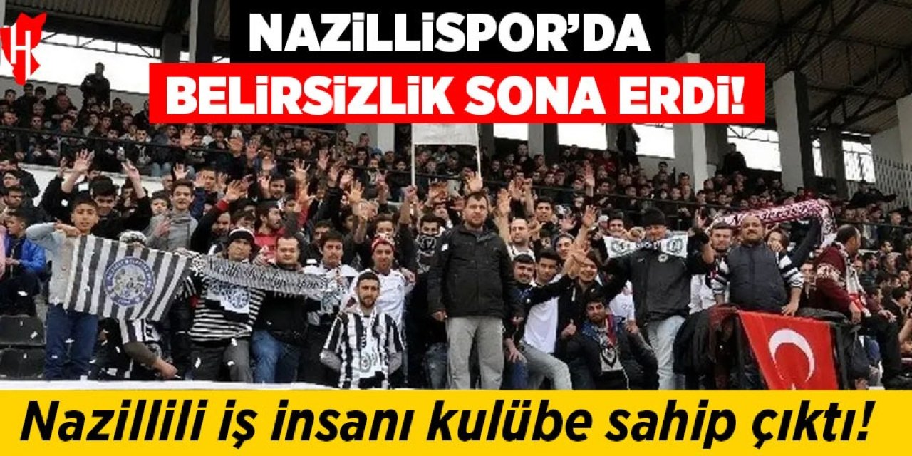 Nazillispor'da belirsizlik sona erdi: Nazillili iş insanı kulübe sahip çıktı!