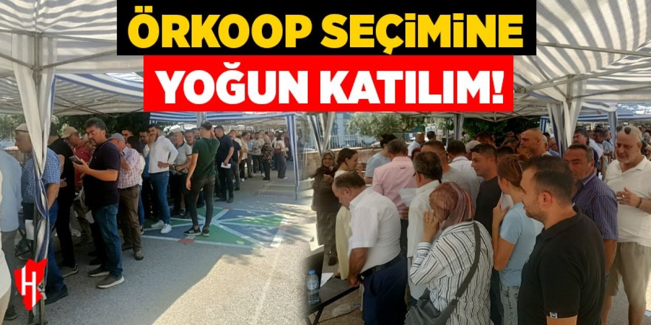 ÖRKOOP seçimine yoğun katılım!