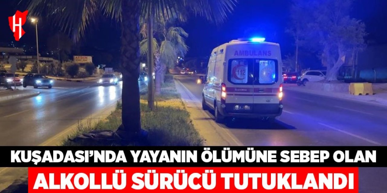 Kuşadası'nda alkollü sürücü tutuklandı: Yayanın ölümüne sebep olmuştu