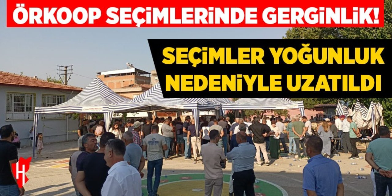 ÖRKOOP seçimlerinde yine gerginlik! Seçimler yoğunluk nedeniyle uzatıldı