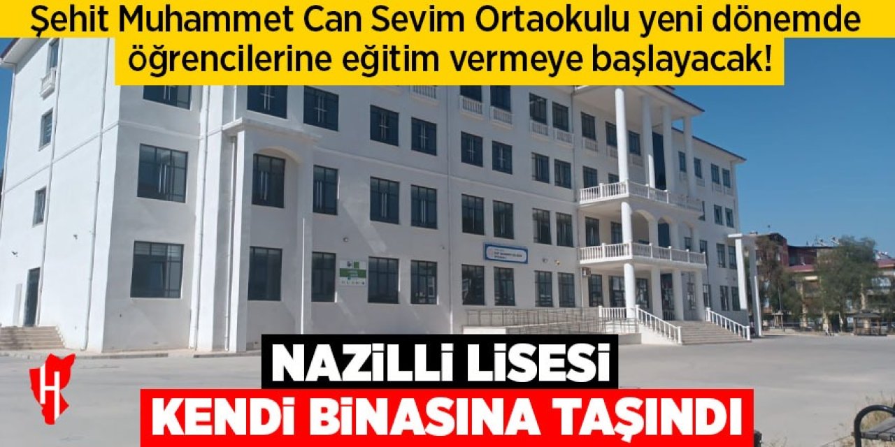 Nazilli Lisesi yeni binasına taşındı!