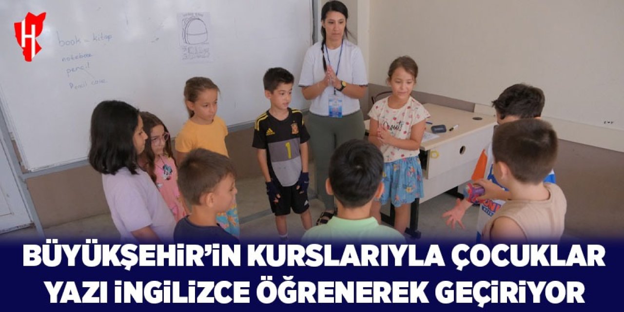 Aydınlı çocuklar yazı İngilizce öğrenerek geçiriyor