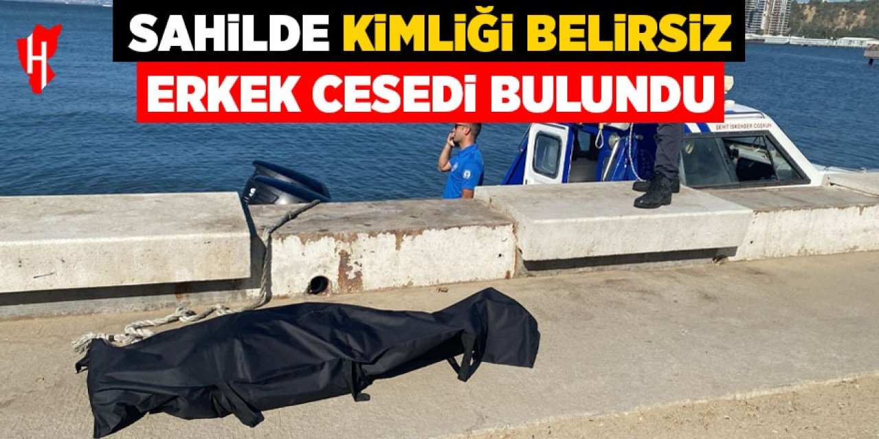 Sahilde kimliği belirsiz erkek cesedi bulundu